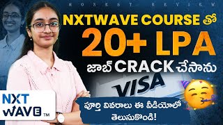 NxtWave Student Honest Review in Telugu  20 LPA with the help of NxtWave  2024  Must Watch [upl. by Rats292]