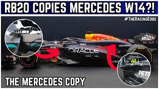 RB20 COPIES Mercedes W14  The Differences  F1 2024 [upl. by Geller451]