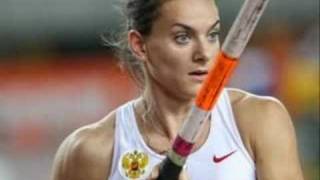 BEIJING 2008 Elena isinbayeva NEW WORLD RECORD 505 Yelena [upl. by Netsud]