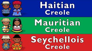 FRENCH CREOLES HAITIAN MAURITIAN amp SEYCHELLOIS [upl. by Yaja]