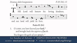 COMMUNION • 1st Sunday of Advent • SIMPLE ENGLISH PROPERS [upl. by Rudie]