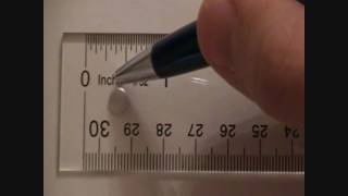 Measuring Lines in Inches and Half Inches with a Ruler Revised [upl. by Nagud806]