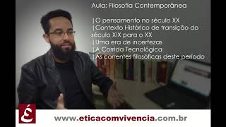 A Filosofia Contemporânea no século XX  parte 1  Professor Juliano Marcel [upl. by Asilat989]