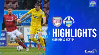 Arbroath vs Greenock Morton  cinch Championship  Match Highlights [upl. by Atenahs]