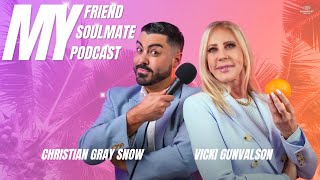 Vicki Gunvalsons NEW Podcast Trailer MY FRIEND MY SOULMATE MY PODCAST w Christian Gray Snow [upl. by Yllut528]