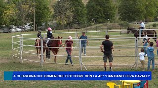 A CHIASERNA DUE DOMENICHE D OTTOBRE CON LA 45° CANTIANO FIERA CAVALLI [upl. by Niamart]