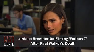 Jordana Brewster On Filming Furious 7 After Paul Walkers Death [upl. by Richela]