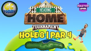 Master QR Hole 8  Par 4 EAGLE  Headed Home Tournament Golf Clash Guide [upl. by Teews700]