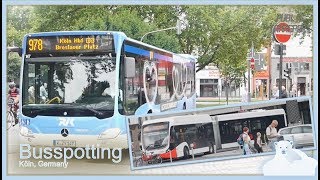 🚌 Busse in KölnCologne with VDL Citea SLFA Electric Man Lions City G Mercedes Benz Citaro [upl. by Pryce]