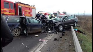 Accidente Romania EP5Trafic Romania [upl. by Alfeus]