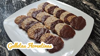 GALLETAS FLORENTINAS O MOSCOVITAS  Yaely Ortiz [upl. by Ardnatal]