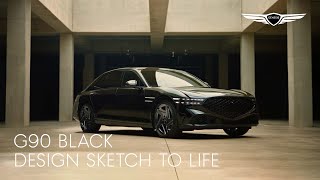 G90 Black  Design Sketch to Life  제네시스 [upl. by Ledua]