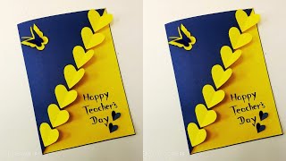 DIY Teachers Day Greeting Card  Teachers Day Card Making Easy And Beautiful  Simple DIY [upl. by Zetana137]