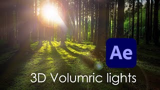 3D VOLUME LIGHT in AFTER EFFECTS 1 minute [upl. by Arihay]