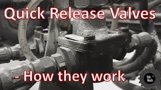 Quick Release Valve  How it works Air Braking systems and Commercial vehicles QRV [upl. by Garett]