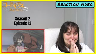 Code Geass Lelouch of the Rebellion R2 SEASON 2 Episode 13 Reaction video  THOUGHTS [upl. by Abate]