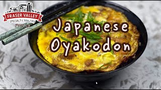 Chef Dezs FamilyFriendly Oyakodon Japanese Chicken amp Egg Rice Bowl [upl. by Ardnoid]