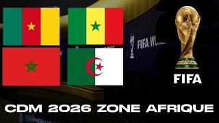 Mes pronostics pour les éliminatoires de la CDM 2026  Zone Afrique [upl. by Cirre]