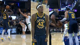 Pascal Siakam hits game winner then Haliburton gets sneaky to win vs Celtics [upl. by Vasquez349]