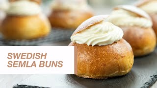 Semla  Swedish Cream Buns  Food Channel L Recipes [upl. by Foscalina]