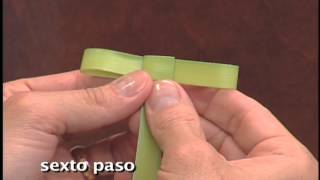 How to make a Cross with a Palm  Ramo en forma de Cruz [upl. by Nazar]