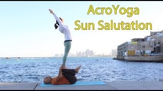 AcroYoga  Sun Salutation [upl. by Ariaic712]