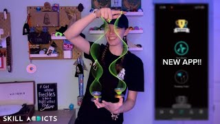 THE BEST NEW WAY TO LEARN HOW TO YOYO SKILLADDICTS APP [upl. by Ahsrats24]