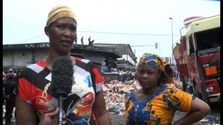 Côte dIvoire Accident dun camion poids lourd à AdjaméRoxy Abidjan [upl. by Tennies]