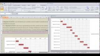 DIAGRAMA DE GANTT EXCEL [upl. by Lrae]