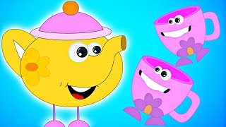 Im A Little Teapot Song  HooplaKidz Nursery Rhymes amp Kids Songs [upl. by Lyndsay]