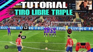 FIFA 19 Tiros Libres Jugadas TUTORIAL 🎯  Como Meter Goles De Tiros Libres Efectivos [upl. by Ahsile]