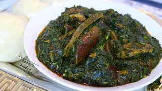 Delicious Afang soup recipe [upl. by Ihtak]