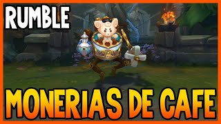 SKIN de RUMBLE MONERIAS DE CAFE  League of Legends [upl. by Campbell]