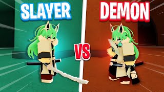 Which Is Better Slayer Vs Demons Project Slayers 15 [upl. by Penland]