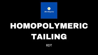 Homopolymeric Tailing RDT Microbiogenics [upl. by Blithe42]