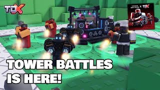 Tower Battles Skin Is Here Tower Defense X Update [upl. by Hardie]