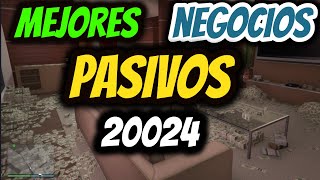 😲TOP 5 MEJORES NEGOCIOS PASIVOS para GANAR DINERO MILLONES en GTA 5 ONLINE 20024 [upl. by Bennir596]