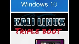 How to Triple boot Windows 10 Ubuntu 1604 and Kali Linux 20161 [upl. by Rollie]