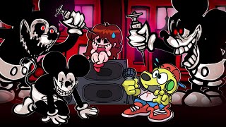 MICKEY NOOO Friday Night Funkin CURSED MICKEY MOUSE MOD FNF Mods 99 [upl. by Atlante]