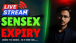 Sensex Live Trading  Sensex Expiry  Live Zero Hero  09 Aug 2024  Sensex Live Option Trading [upl. by Anairam]