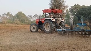 Swaraj 855 4x4 Harrow video subscribe swaraj vlogs agriculture farming farmer viralvideo [upl. by Auqinaj]