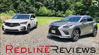 2019 Acura RDX Vs 2018 Lexus NX 300 – Who Makes The BEST Luxury SUV [upl. by Arias]