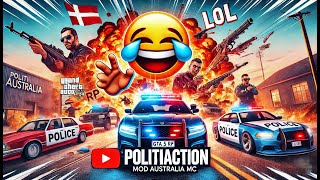 Politi aktion mod Australia MC Dramatisk Razzia GTA 5 RP [upl. by Eudosia]