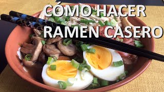 Cómo Hacer Ramen Casero Fácil  ramen recetarápida ramenpicante [upl. by Leilamag]