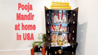 Easy way to make pooja mandir in USA  DIY mandir at home Tamil  how to make pooja mandir at home [upl. by Davida]