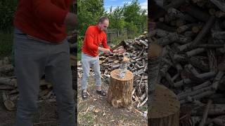 Dilettante or Professional woodworking firewood diy [upl. by Bokaj651]