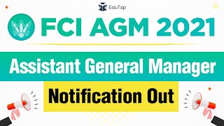 FCI AGM Notification 2021  FCI Vacancy Pattern and Syllabus [upl. by O'Toole]