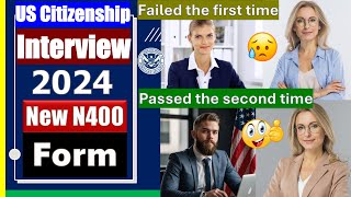 US Citizenship Interview and Test 2024 Special Case  Applicant attended her interview 2 times [upl. by Ahseinod]