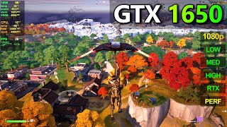 GTX 1650  Fortnite  Chapter 4 [upl. by Melcher]