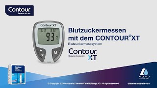 Blutzuckermessen mit dem CONTOUR XT  CONTOUR XT  mgdl  DeutschlandÖsterreich deDEAT [upl. by Heinrick]